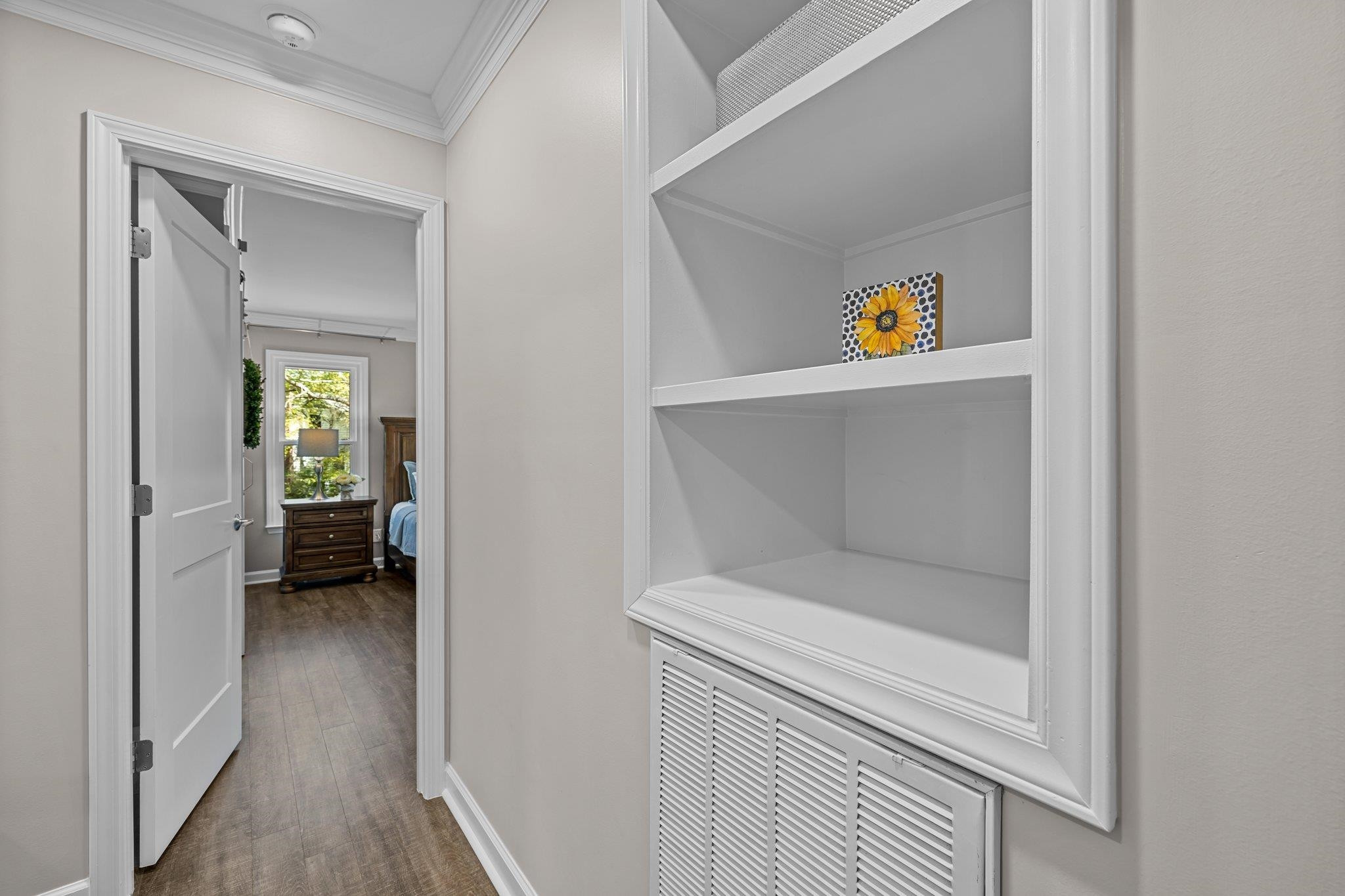 5229 Rivington Road Fuquay-Varina, NC 27526 - Photo 20 of 55 Deep shelf in hallway. Perfect for games. bookshelf