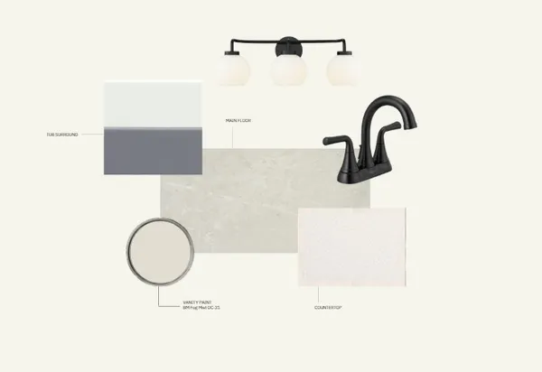 a bathroom with a sink a mirror and a shower