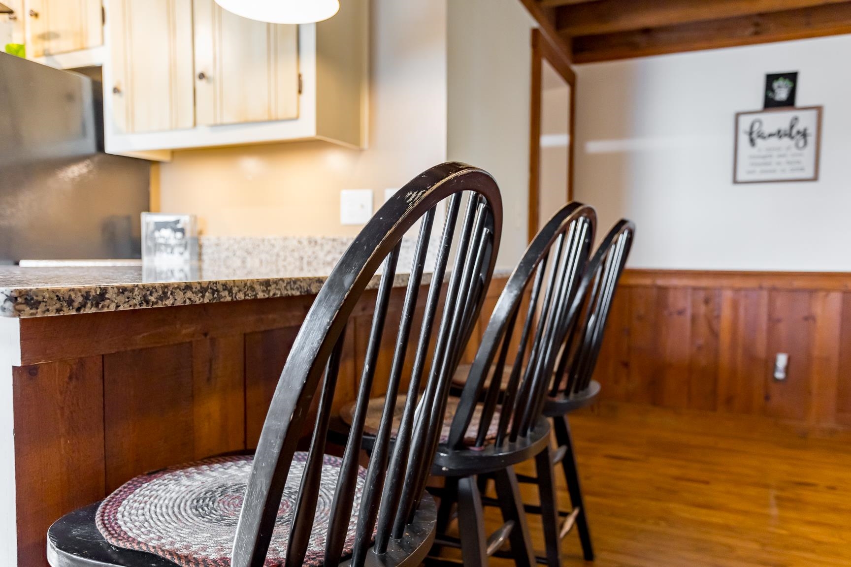 126 Emmanuel Church Road Mount Solon, VA 22843 - Photo 54 of 73 a view of a chair and table in a kitchen