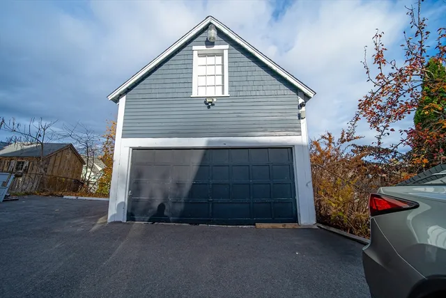a car parked on the side of a street