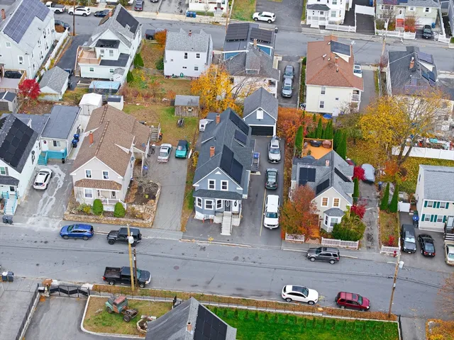 a view of city and mountain