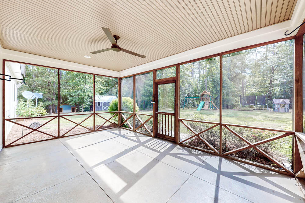 3345 Old Augusta Road Dearing, GA 30808 - Photo 31 of 38 Screen Porch with Fan!