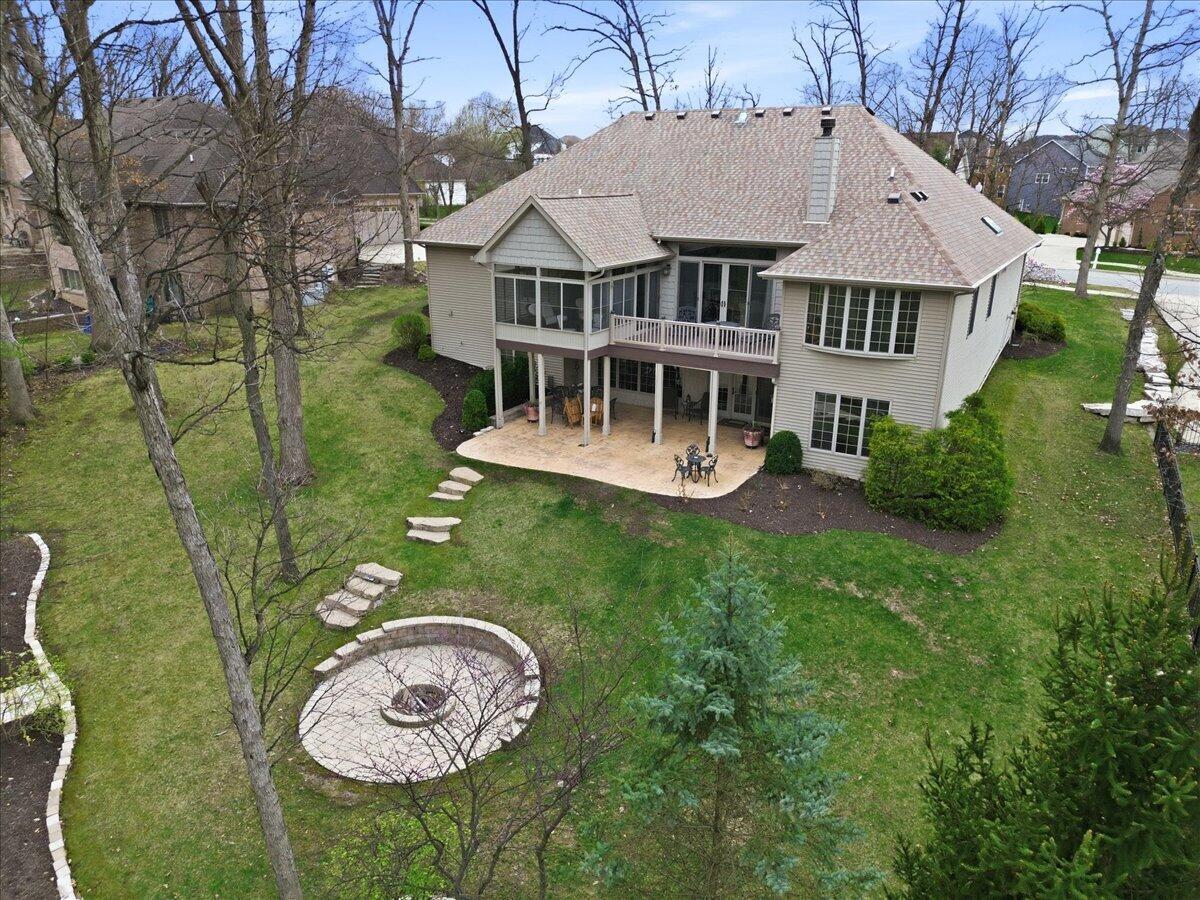 770 Quinlan Court Crown Point, IN 46307 - Photo 52 of 57 a aerial view of a house with garden