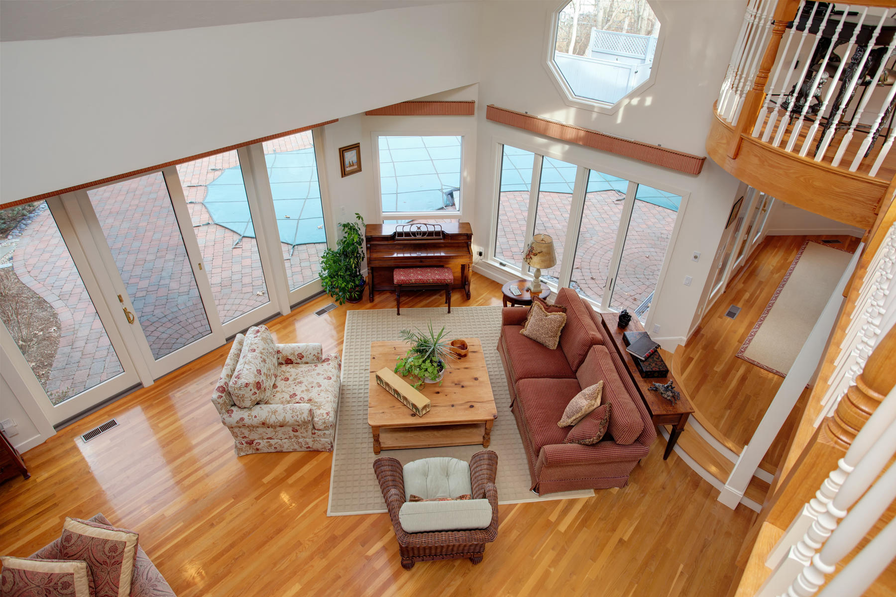 43 Tide Run Mashpee, MA 02649 - Photo 22 of 31 a living room with furniture and a large window