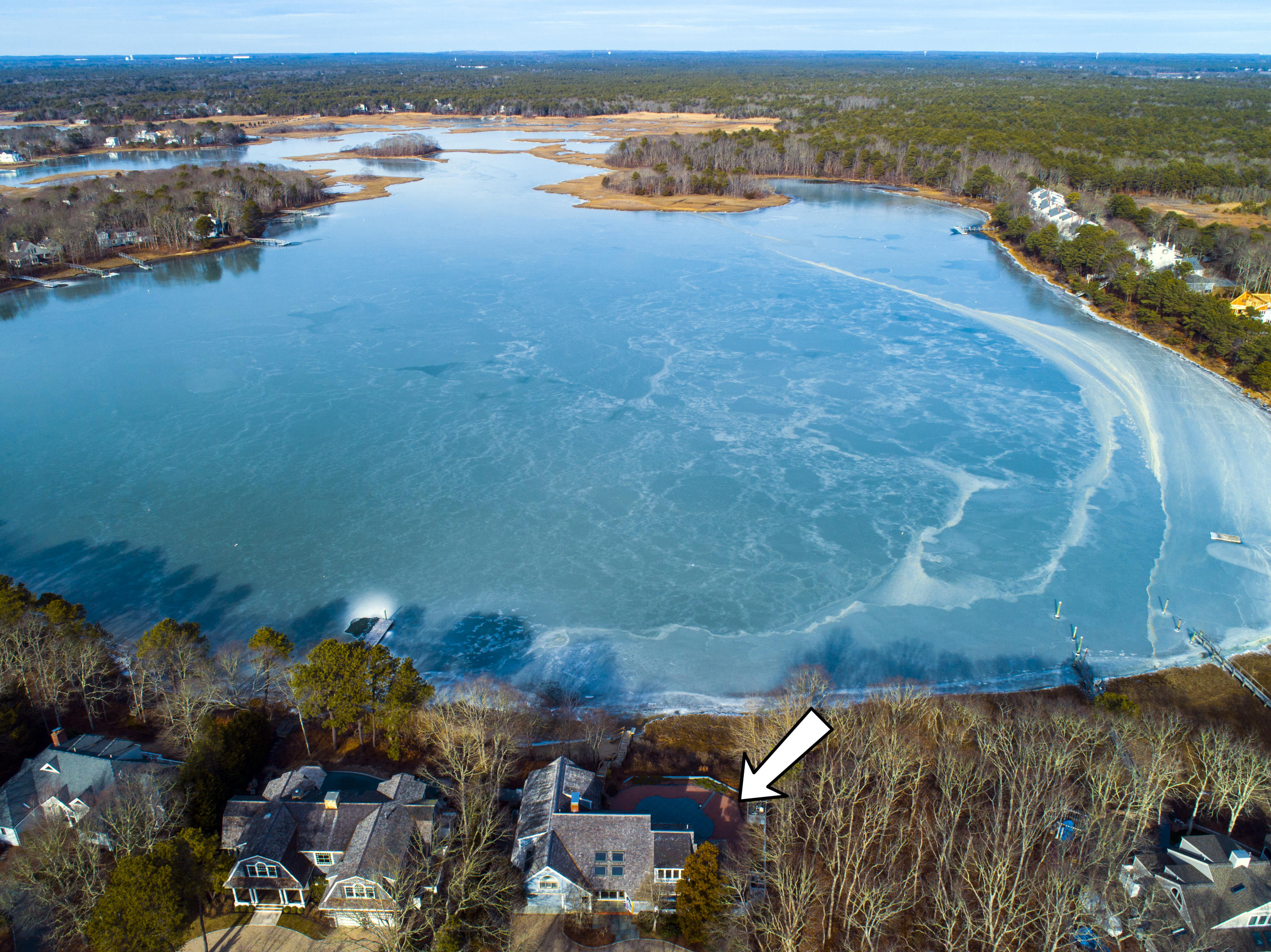 43 Tide Run Mashpee, MA 02649 - Photo 4 of 31 a view of an ocean and city
