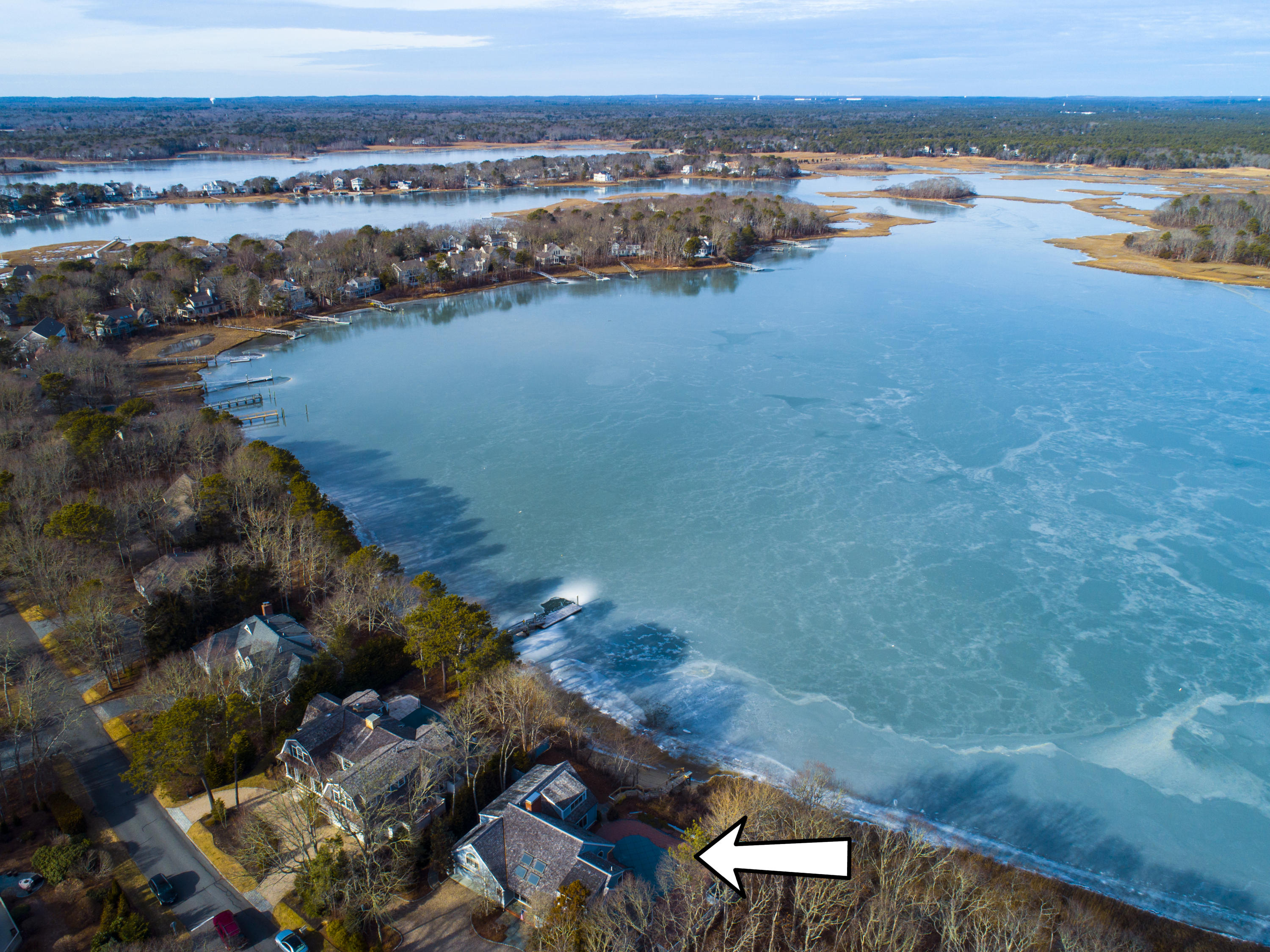 43 Tide Run Mashpee, MA 02649 - Photo 5 of 31 a view of lake and mountain