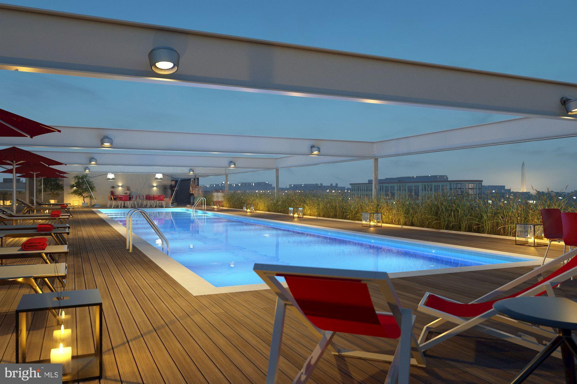 1111 24th Street Northwest, Unit 84 Washington, DC 20037 - Photo 15 of 17 Heated rooftop pool