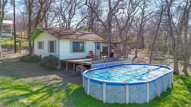 a view of a lake with a mountain