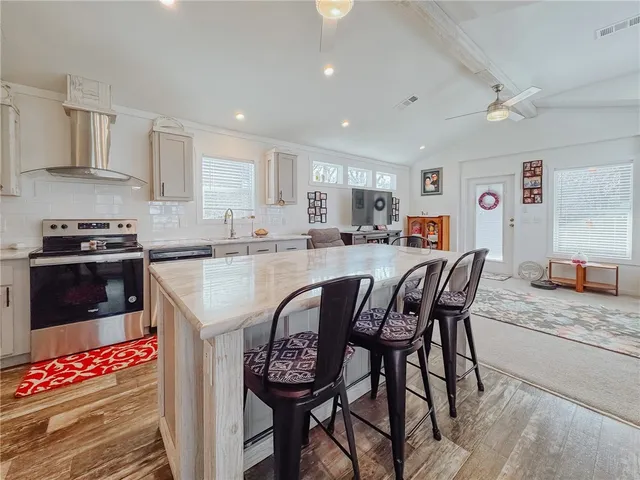 a bedroom with a bed and a closet