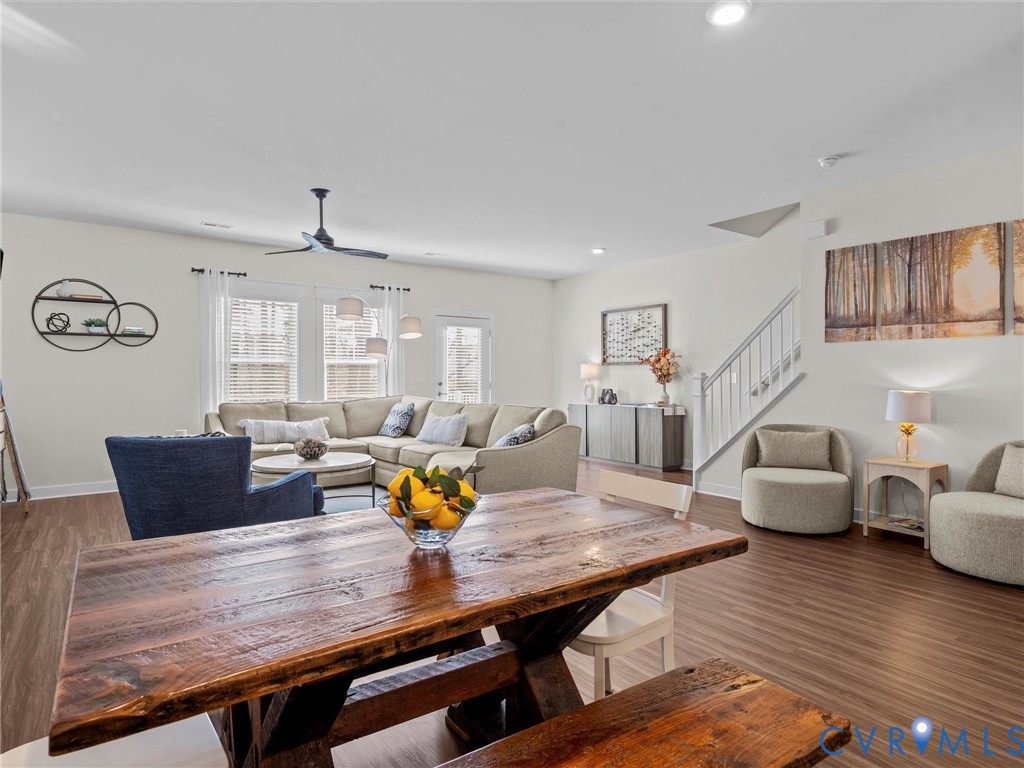 12320 Petrel Crossing Midlothian, VA 23112 - Photo 8 of 34 a living room with furniture and wooden floor
