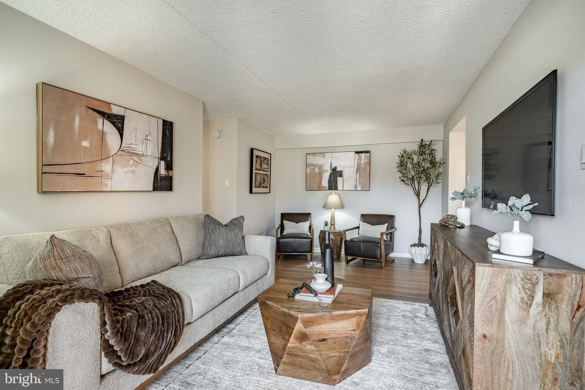 2714 Eagle Road, Unit 2714 West Chester, PA 19382 - Photo 5 of 25 a living room with furniture potted plant and a flat screen tv