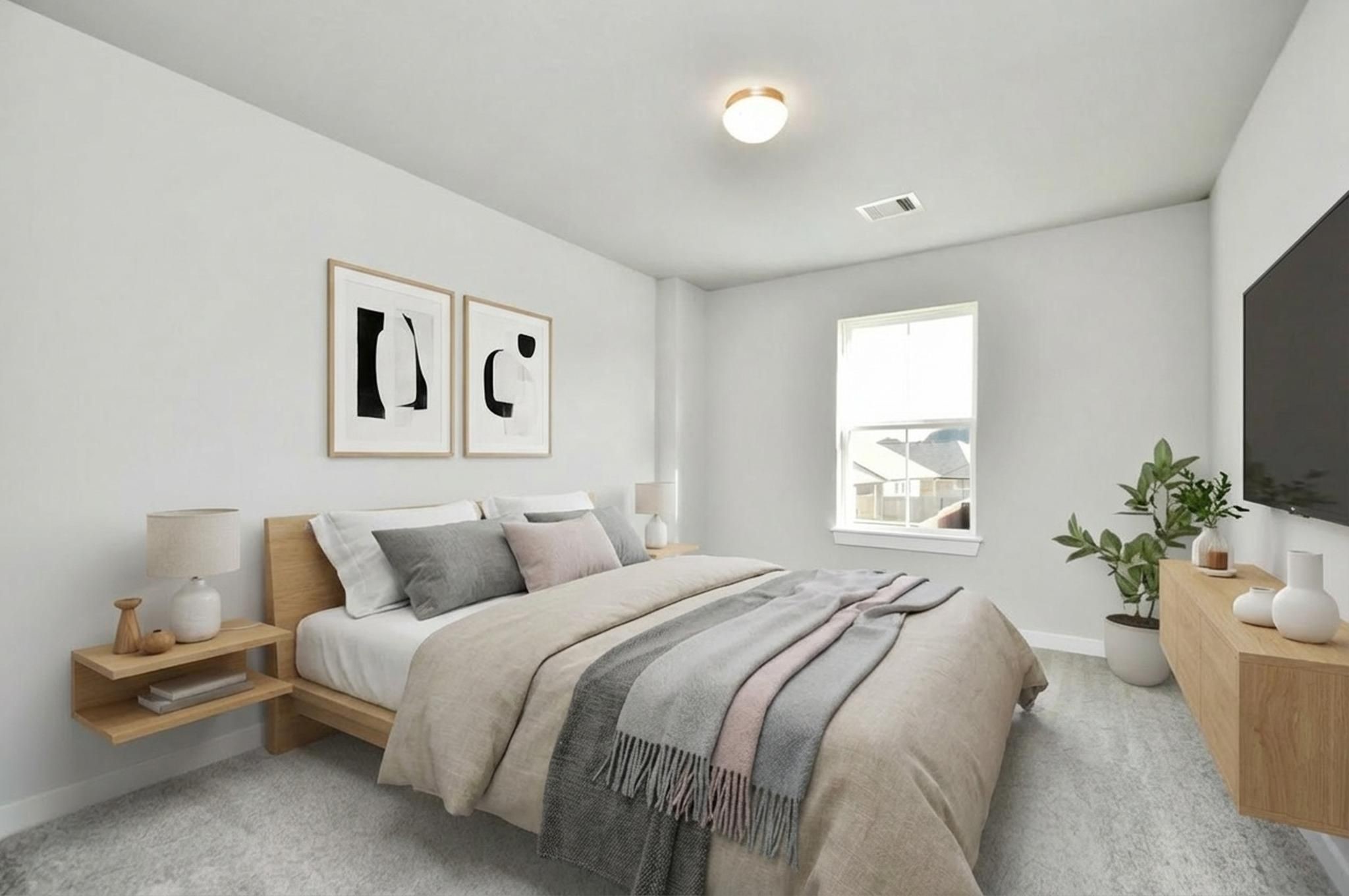 2954 Burris Park Drive Spring, TX 77373 - Photo 28 of 30 Virtually Staged - Secondary Bedroom. Sample photo of completed home with similar floor plan. Actual colors and selections may vary.