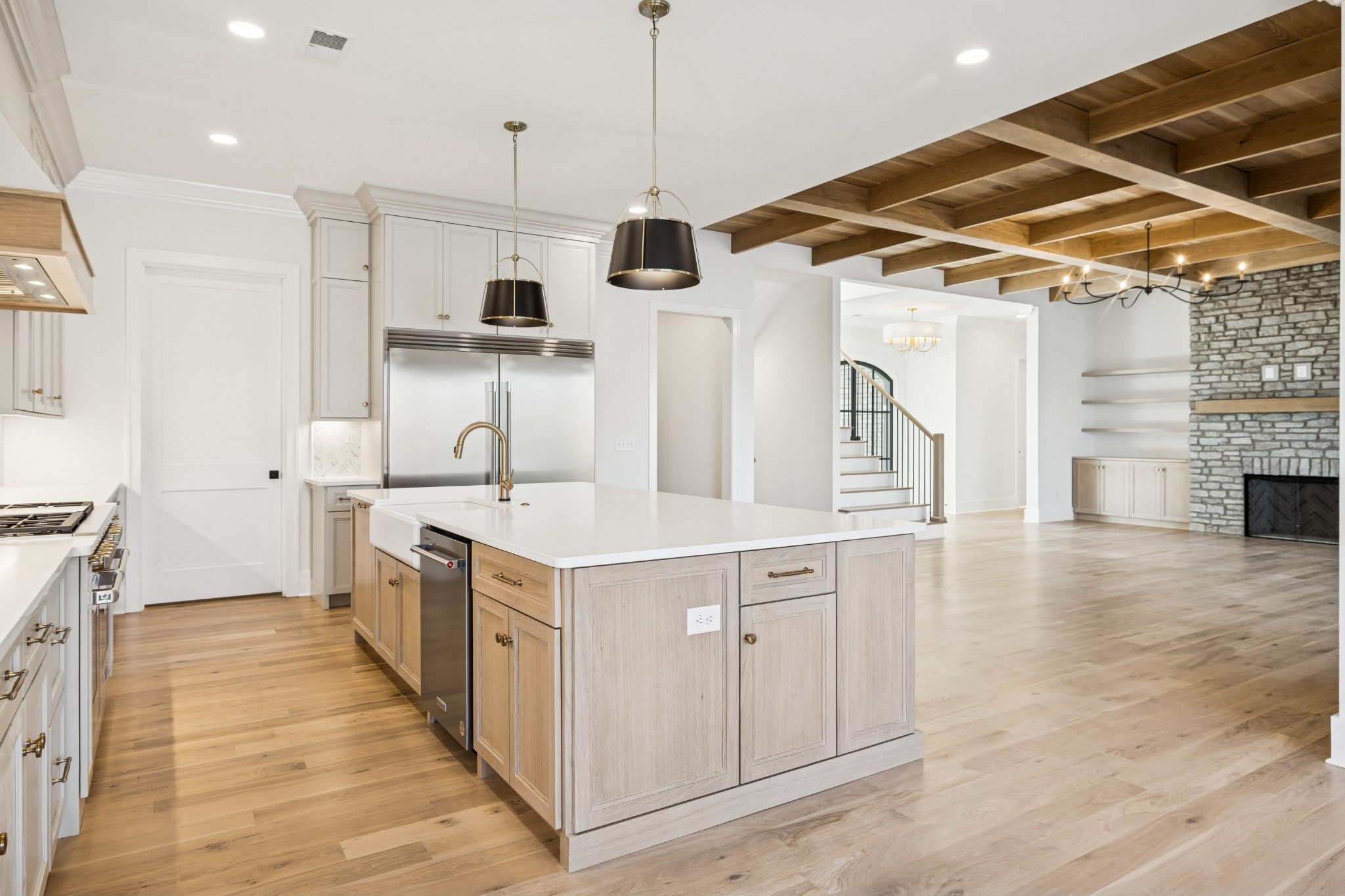 2016 Albatross Way Gallatin, TN 37066 - Photo 37 of 88 a kitchen with stainless steel appliances granite countertop a sink and a refrigerator