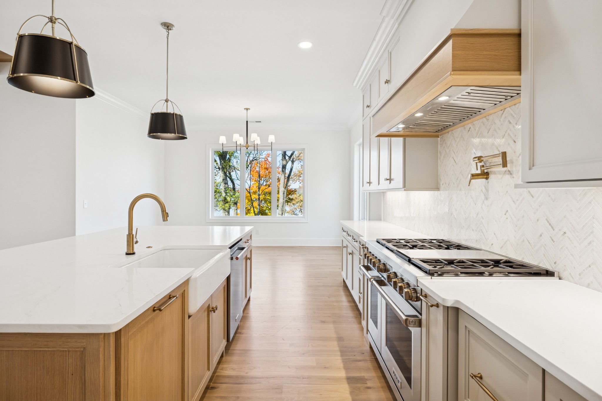 2016 Albatross Way Gallatin, TN 37066 - Photo 38 of 88 a kitchen with stainless steel appliances a stove a sink dishwasher and a stove with wooden floor