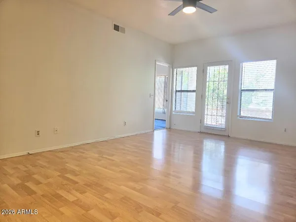 a view of an empty room