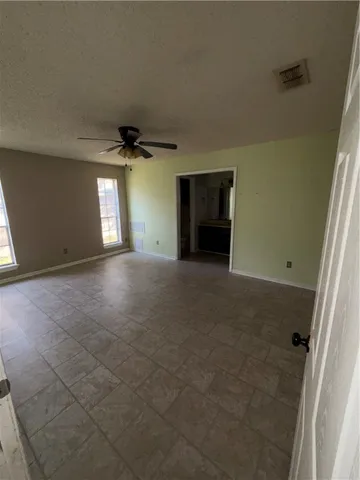 a view of empty room and window