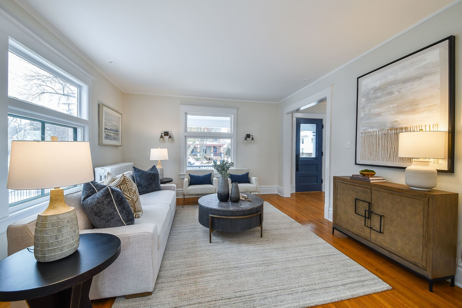 223 North Ellsworth Street Naperville, IL 60540 - Photo 3 of 48 a living room with furniture and a large window