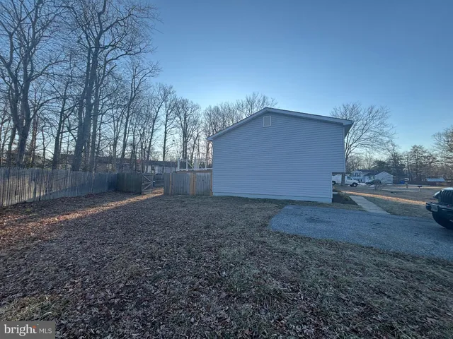 a backyard of a house