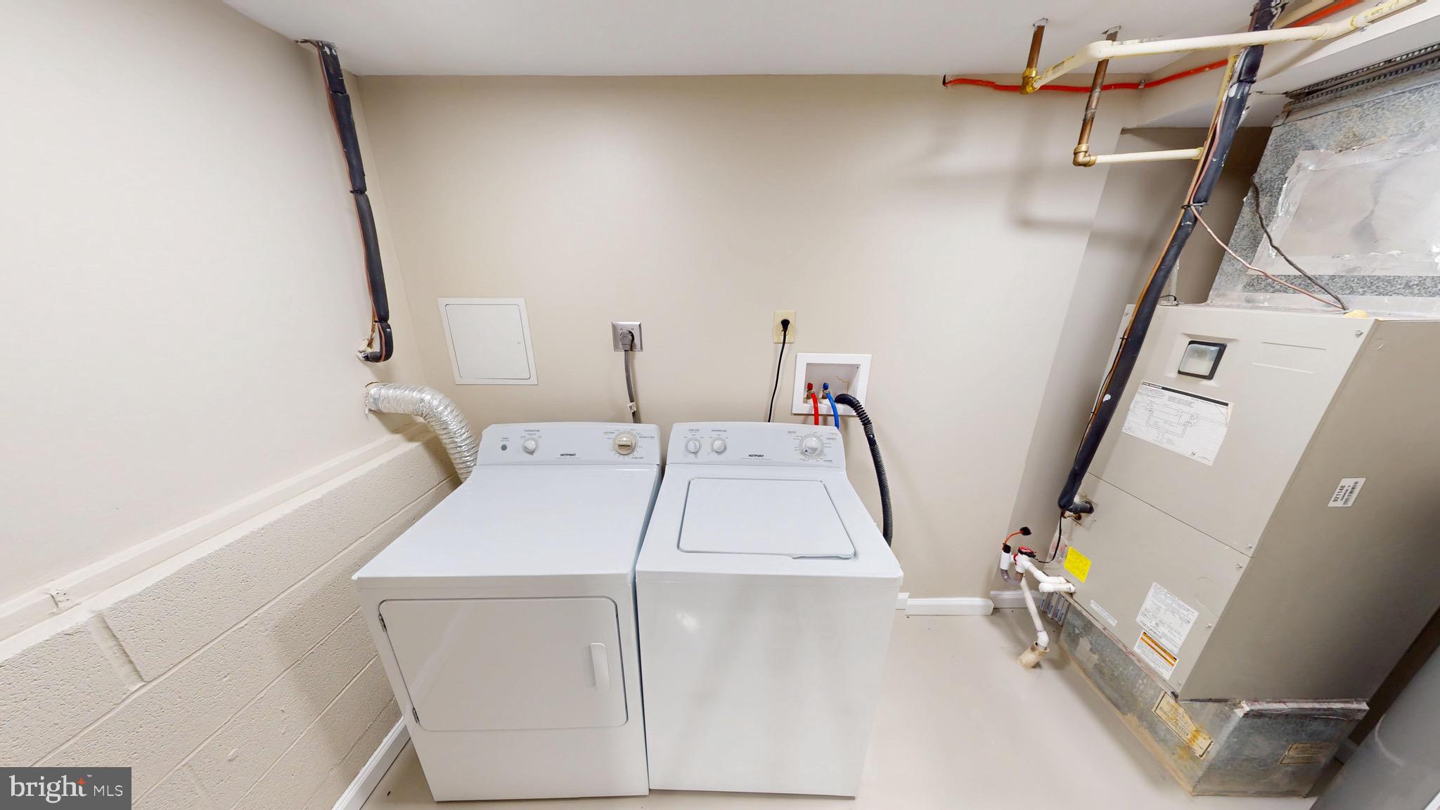 12820 Twin Oak Drive Waldorf, MD 20601 - Photo 69 of 98 a utility room with dryer and washer