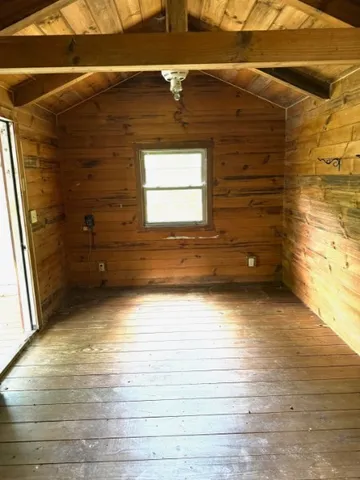 a view of a brick wall