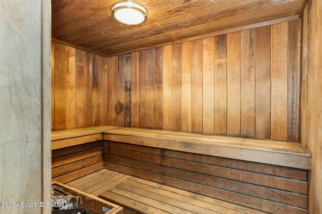 a view of room with window and a shower