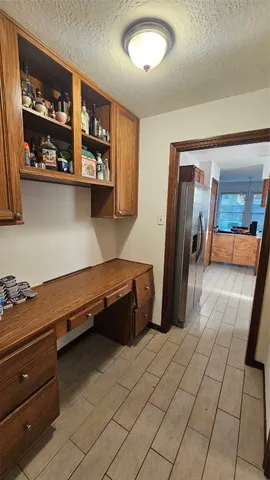 a room with furniture