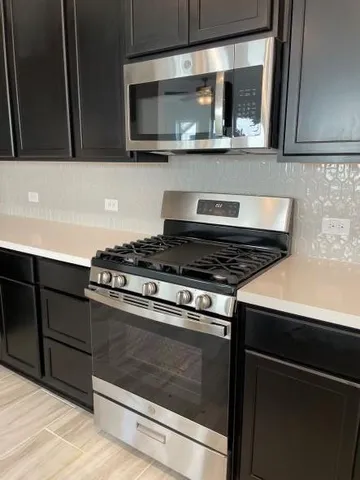 a view of a room that has a window in it