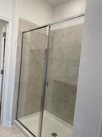 a close view of closet