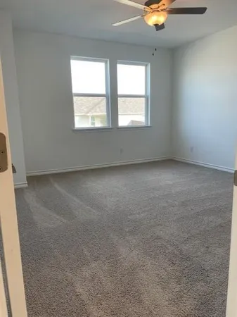 a window in an empty room