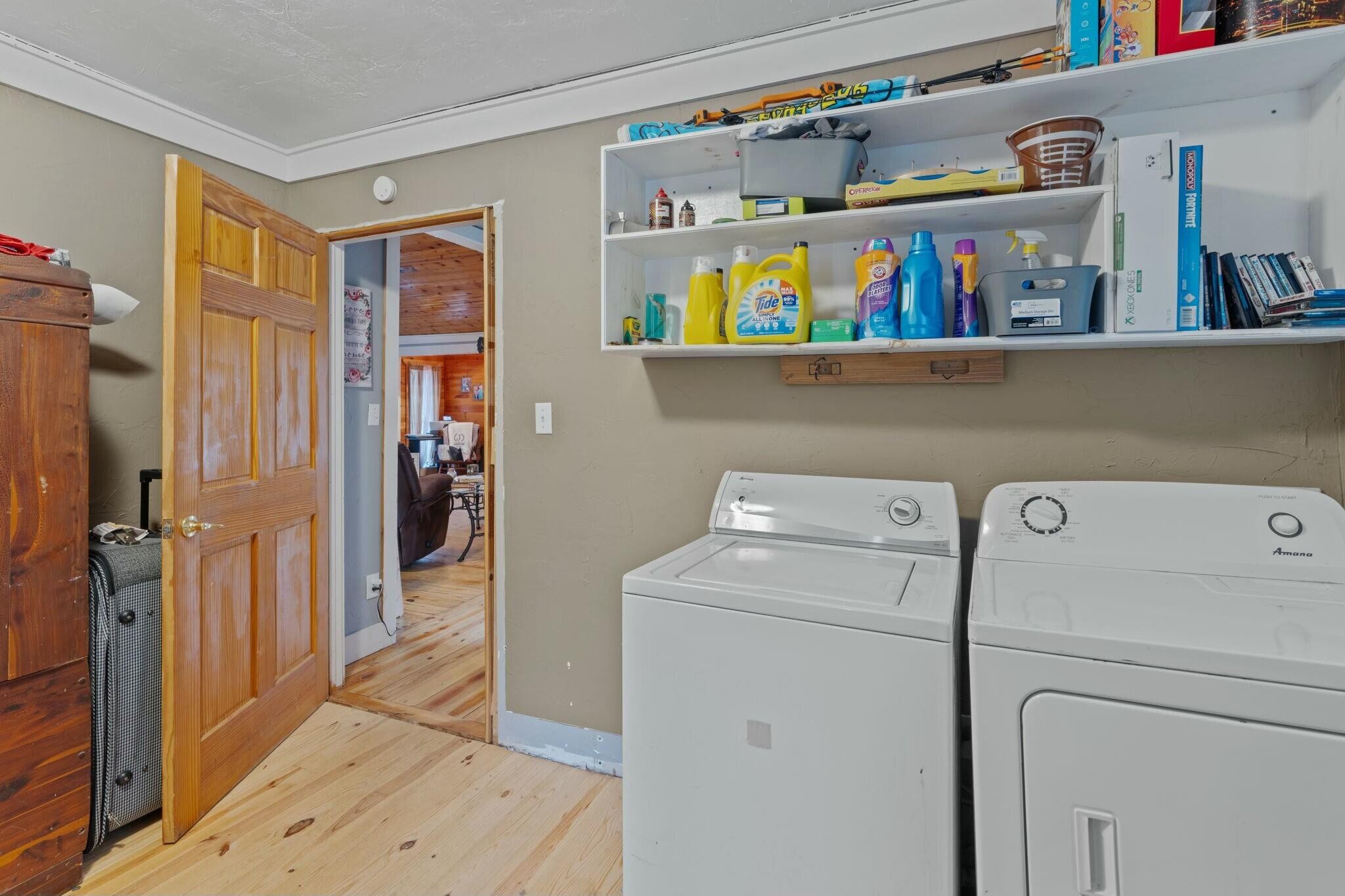 362 Carson Road Southeast Cleveland, TN 37323 - Photo 21 of 24 a view of storage and utility room with washer and dryer
