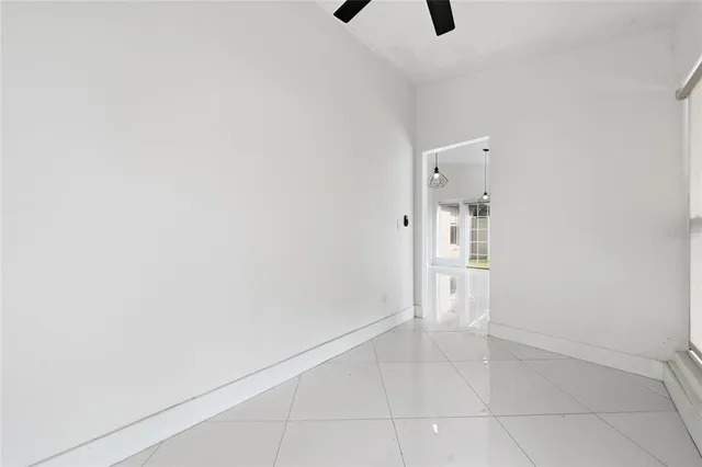 a view of an empty room