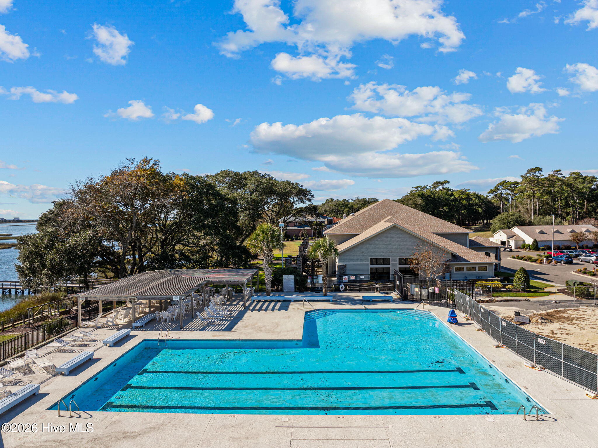 498 Genoe's Point Road Southwest Supply, NC 28462 - Photo 41 of 55 Pool Overlooking intracoastal