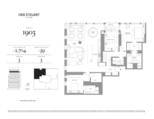 $6,936,000 | 1 Steuart Street, Unit 1903, San Francisco, CA 94105