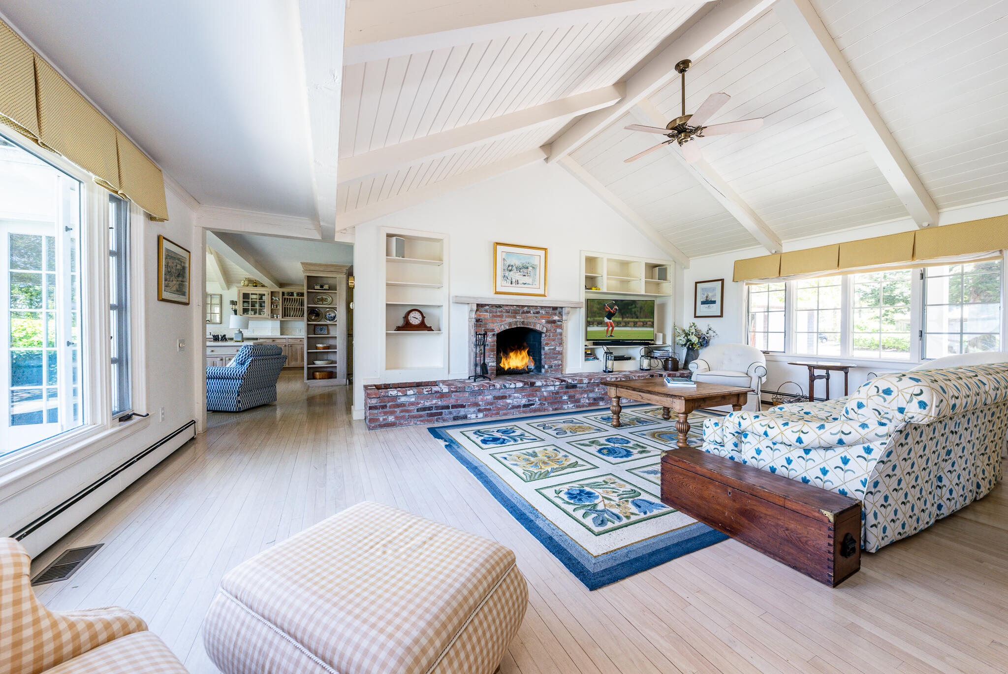46 Great Bay Road Osterville, MA 02655 - Photo 7 of 54 a living room with furniture and a fireplace