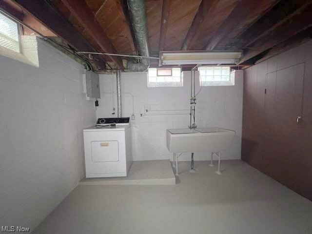 11701 Fordham Road Garfield Heights, OH 44125 - Photo 16 of 19 basement laundry area with dryer to stay.