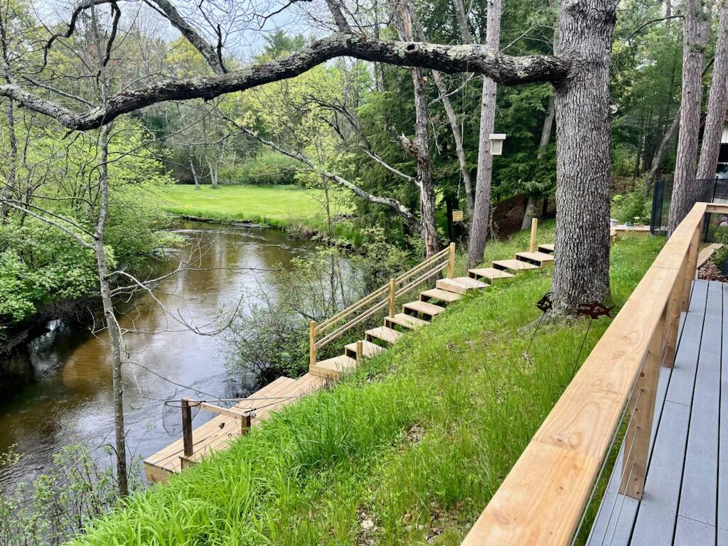 6623 South James Road Baldwin, MI 49304 - Photo 51 of 59 Deck & river front