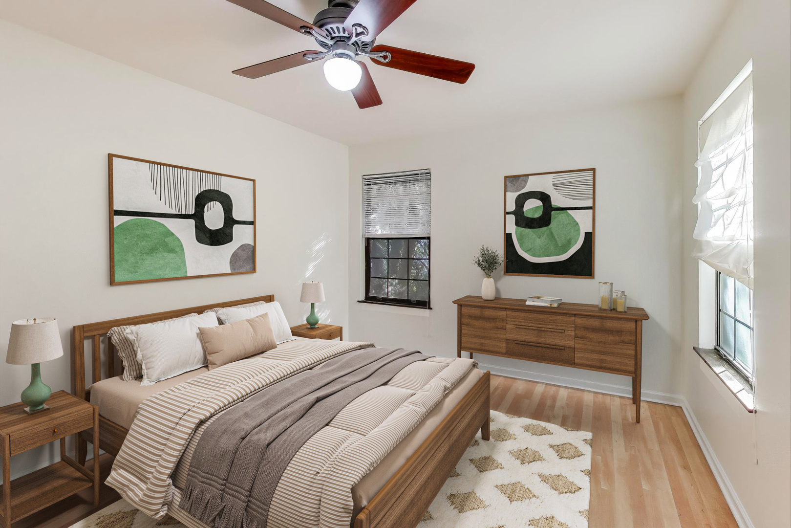 740 Chandler Road Gurnee, IL 60031 - Photo 9 of 26 a bedroom with furniture and a window