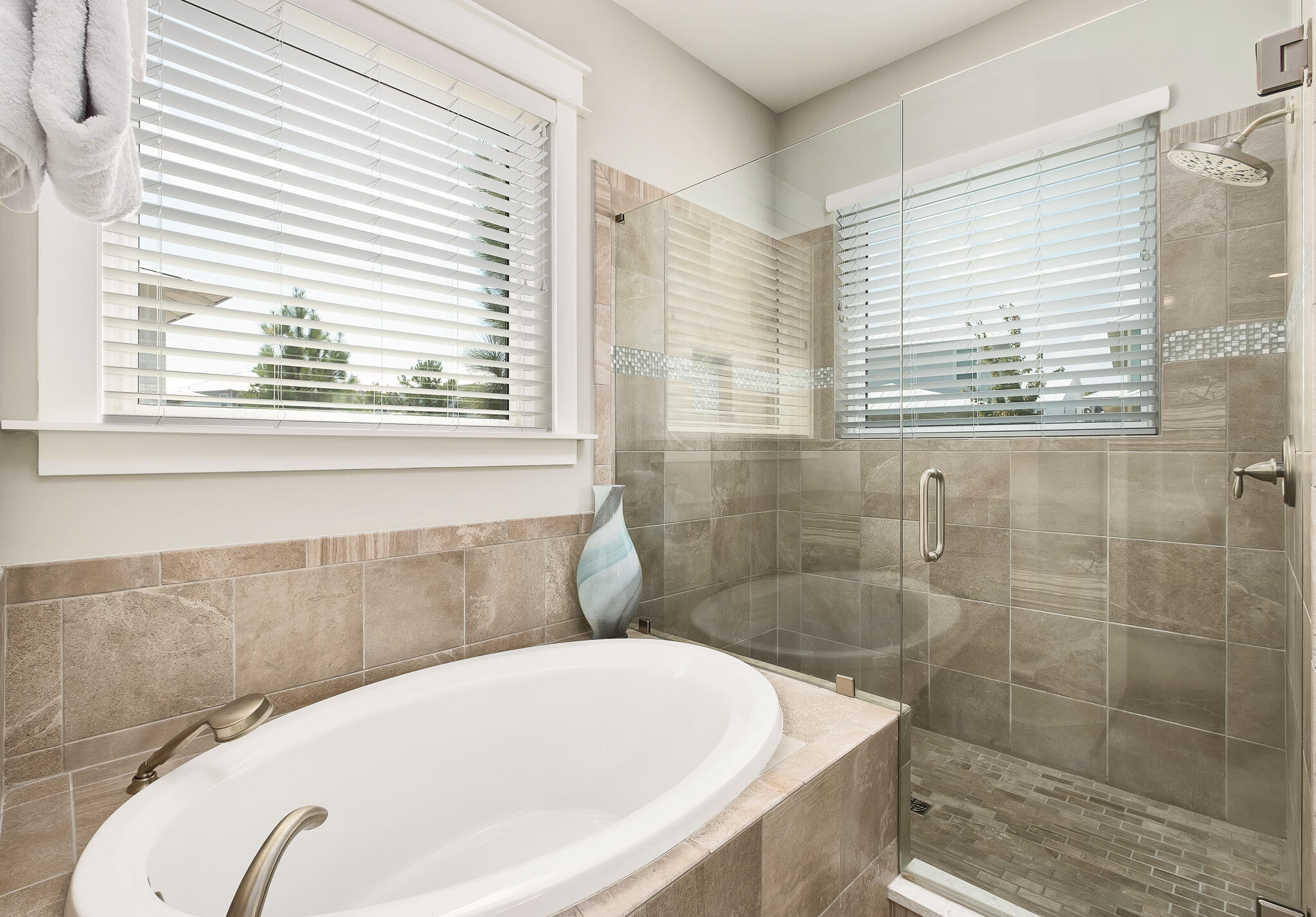 442 Flatwoods Forest Loop Santa Rosa Beach, FL 32459 - Photo 15 of 46 a bath tub sitting in a bathroom next to a window