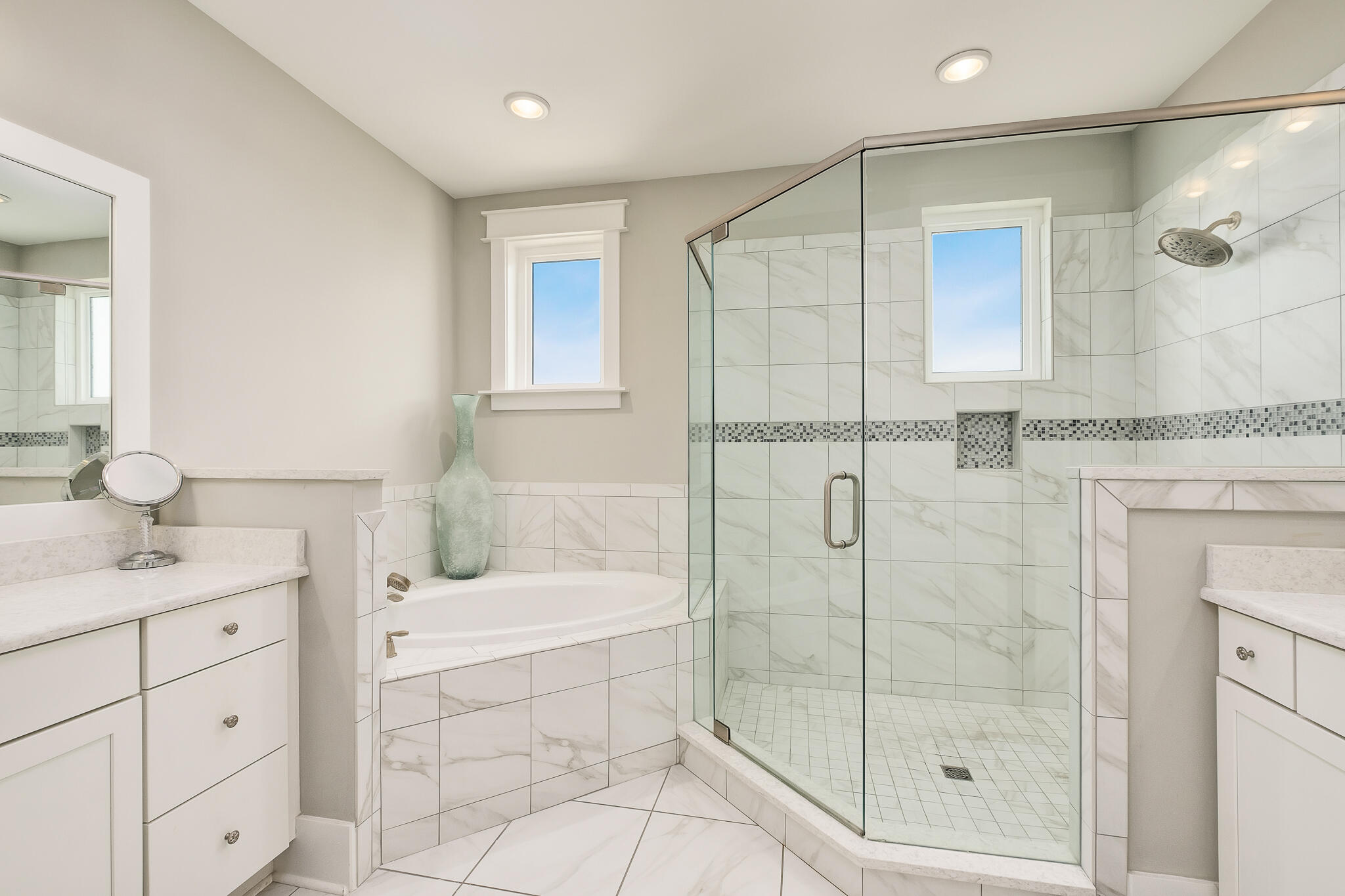 442 Flatwoods Forest Loop Santa Rosa Beach, FL 32459 - Photo 20 of 46 a bathroom with a granite countertop sink a toilet and shower