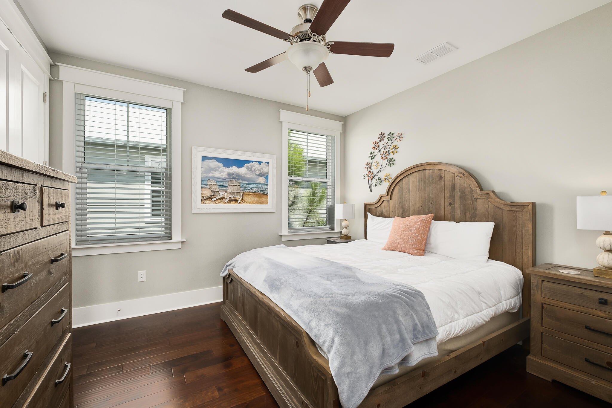 442 Flatwoods Forest Loop Santa Rosa Beach, FL 32459 - Photo 23 of 46 a bedroom with a large bed and a window