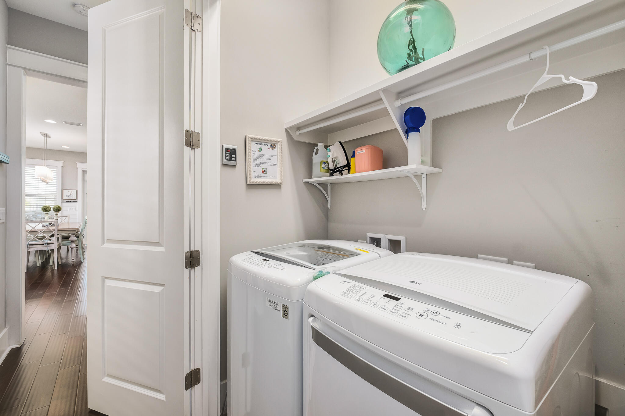 442 Flatwoods Forest Loop Santa Rosa Beach, FL 32459 - Photo 28 of 46 a utility room with dryer and washer