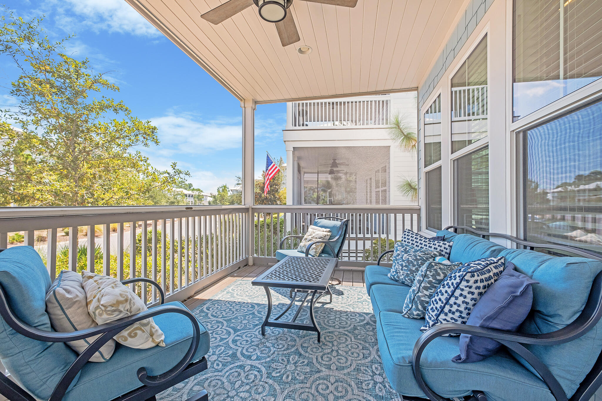 442 Flatwoods Forest Loop Santa Rosa Beach, FL 32459 - Photo 3 of 46 a living room with furniture and a large window