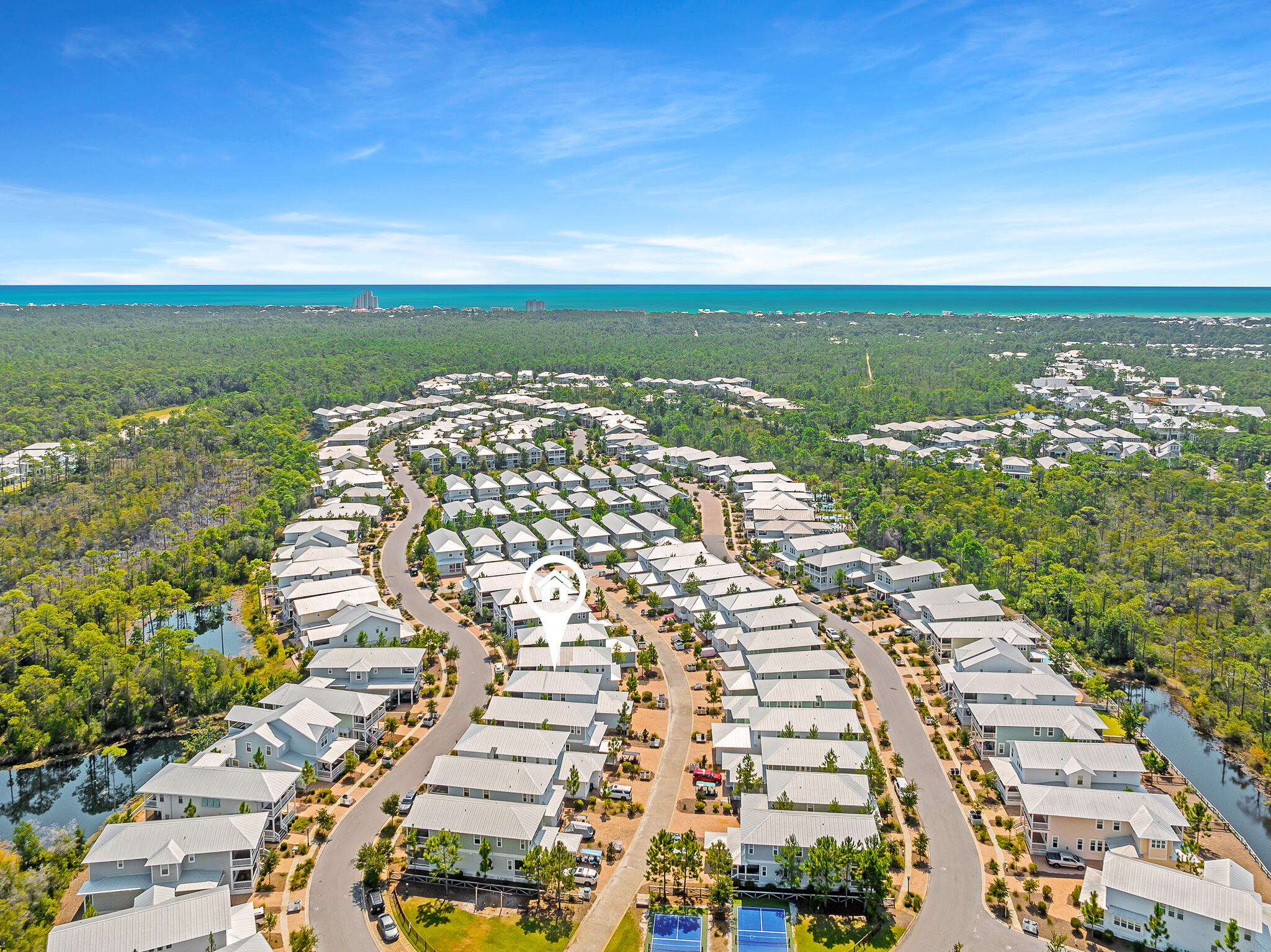 442 Flatwoods Forest Loop Santa Rosa Beach, FL 32459 - Photo 31 of 46 a view of a city