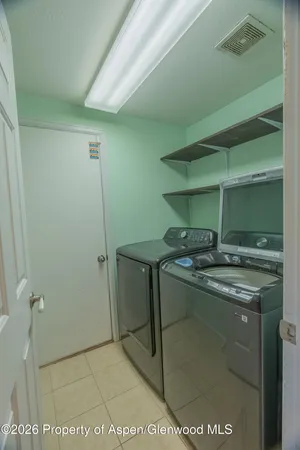 a room with storage and utility