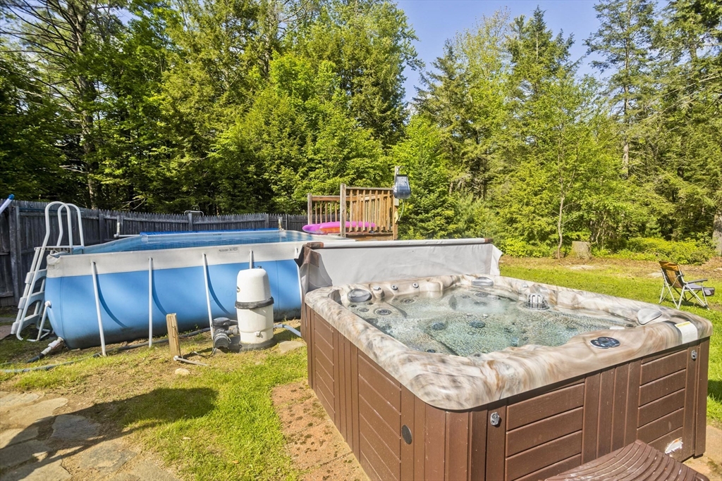 85 Damon Pond Road Chesterfield, MA 01012 - Photo 30 of 42 a view of a backyard with fountain