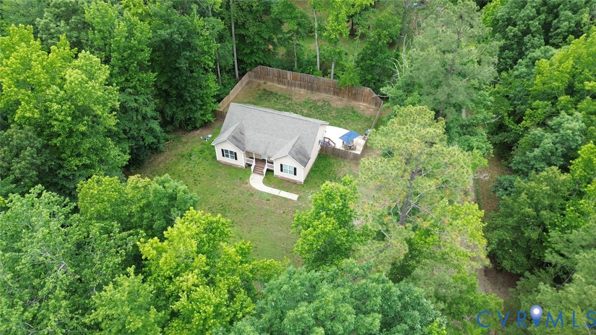 2406 Emanuel Church Road Powhatan, VA 23139 - Photo 43 of 48 Ranch-style residence featuring a gray shingle roo