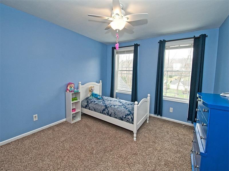 1763 Old State Road Gibsonia, PA 15044 - Photo 17 of 25 3rd Bedroom w/walk-in closet - 3rd & 4th Bedroom has a Jack-n-Jill Bathroom.