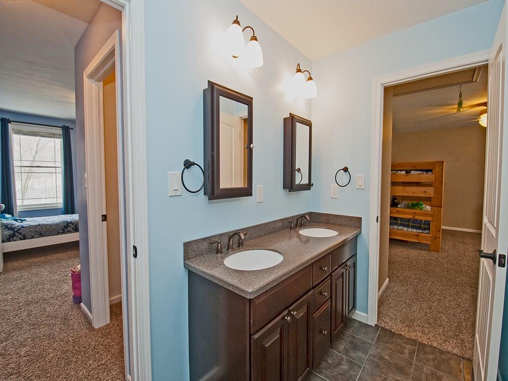 1763 Old State Road Gibsonia, PA 15044 - Photo 18 of 25 3rd Full Bathroom w/double sinks ( Jack-n-Jill Bathroom )