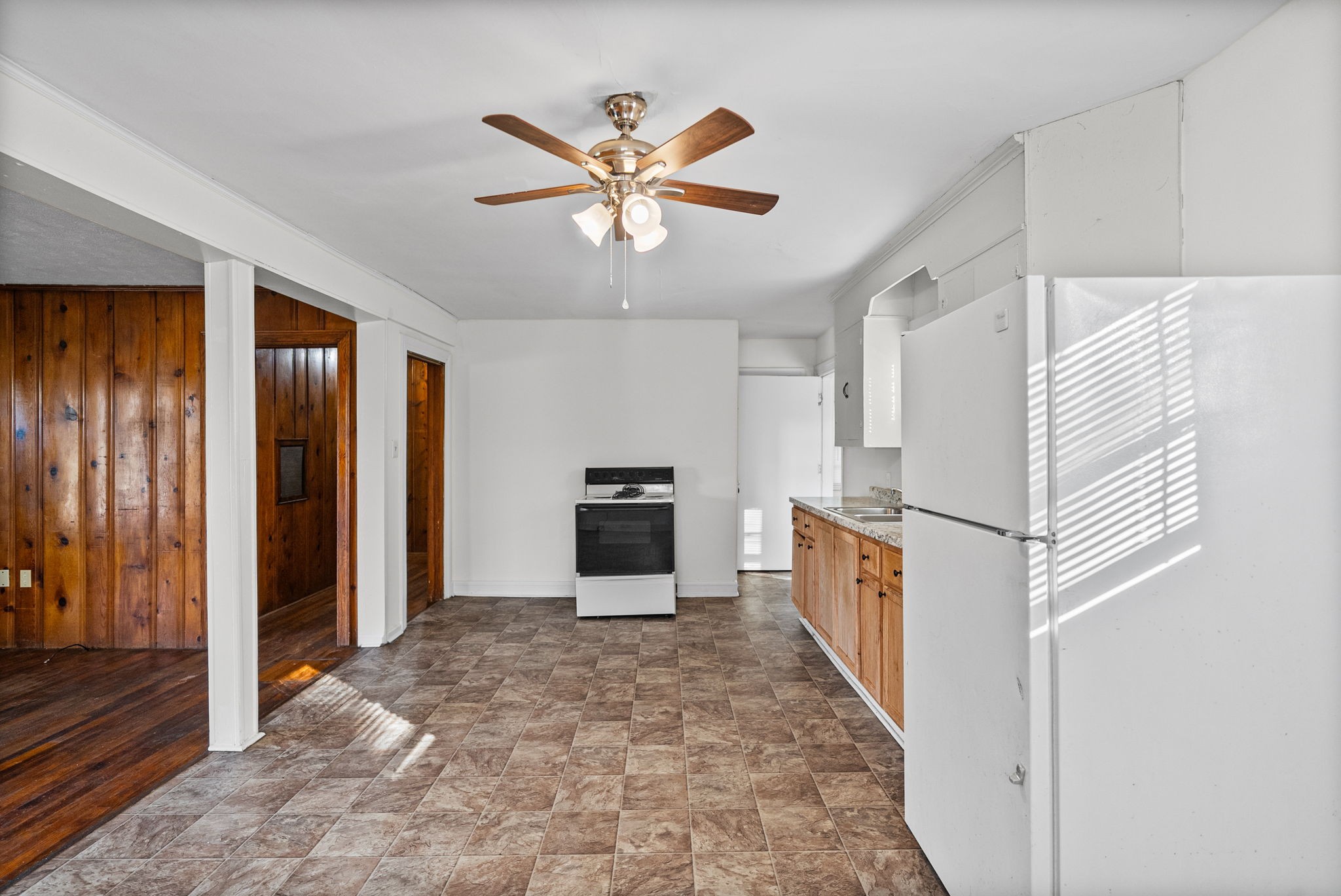 420 Lafayette Road, Unit A Clarksville, TN 37042 - Photo 8 of 25 a view of a kitchen with a sink and a refrigerator