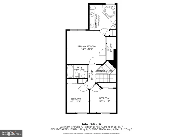 a picture of a floor plan